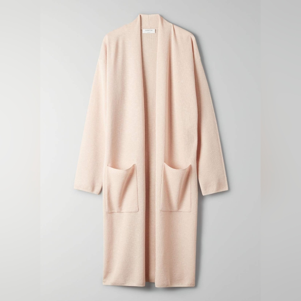 Aritzia Lance cardigan in noble/heather charcoal in xs